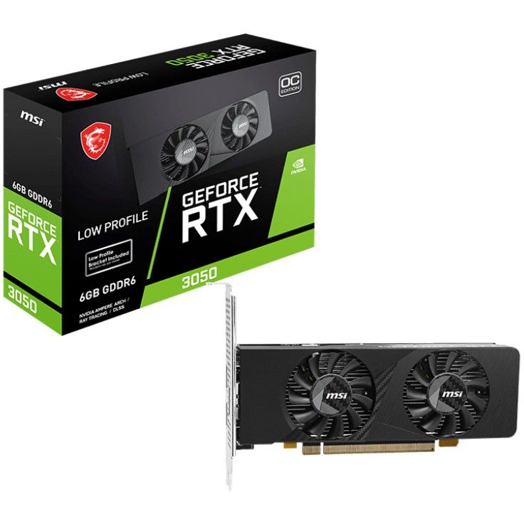 Kartelë grafike Nvidia GPU Palit GeForce RTX 3050 LP E OC 6GB GDDR6 1Fan