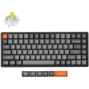 Tastierë Gaming Keychron K2 Max / German Layout / Keychron Super Banana / RGB –Zezë / Hiri