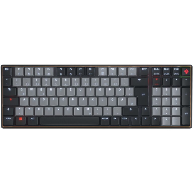 Tastierë me kabllo CHERRY KW 550 MX LP TKL / DE Layout – Zezë