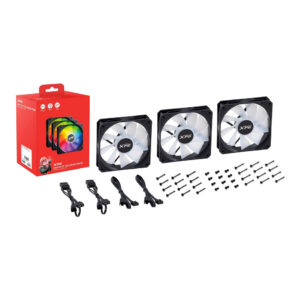 Ftohës për Kasë XPG Vento R 120 ARGB PWM / 120mm / 3-Pack – Zezë