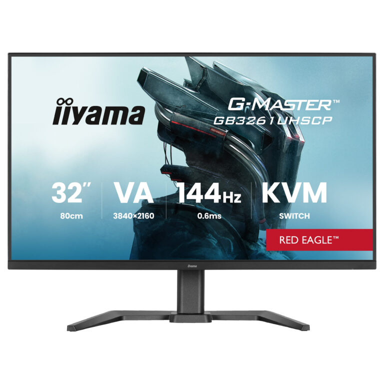 Monitor Gaming iiyama G-MASTER GB3261UHSCP-B1 / 31.5"/ 4K Ultra HD VA / LED / 144 Hz / 0.6 ms / HDMI+USB+DP+HDCP - Zezë