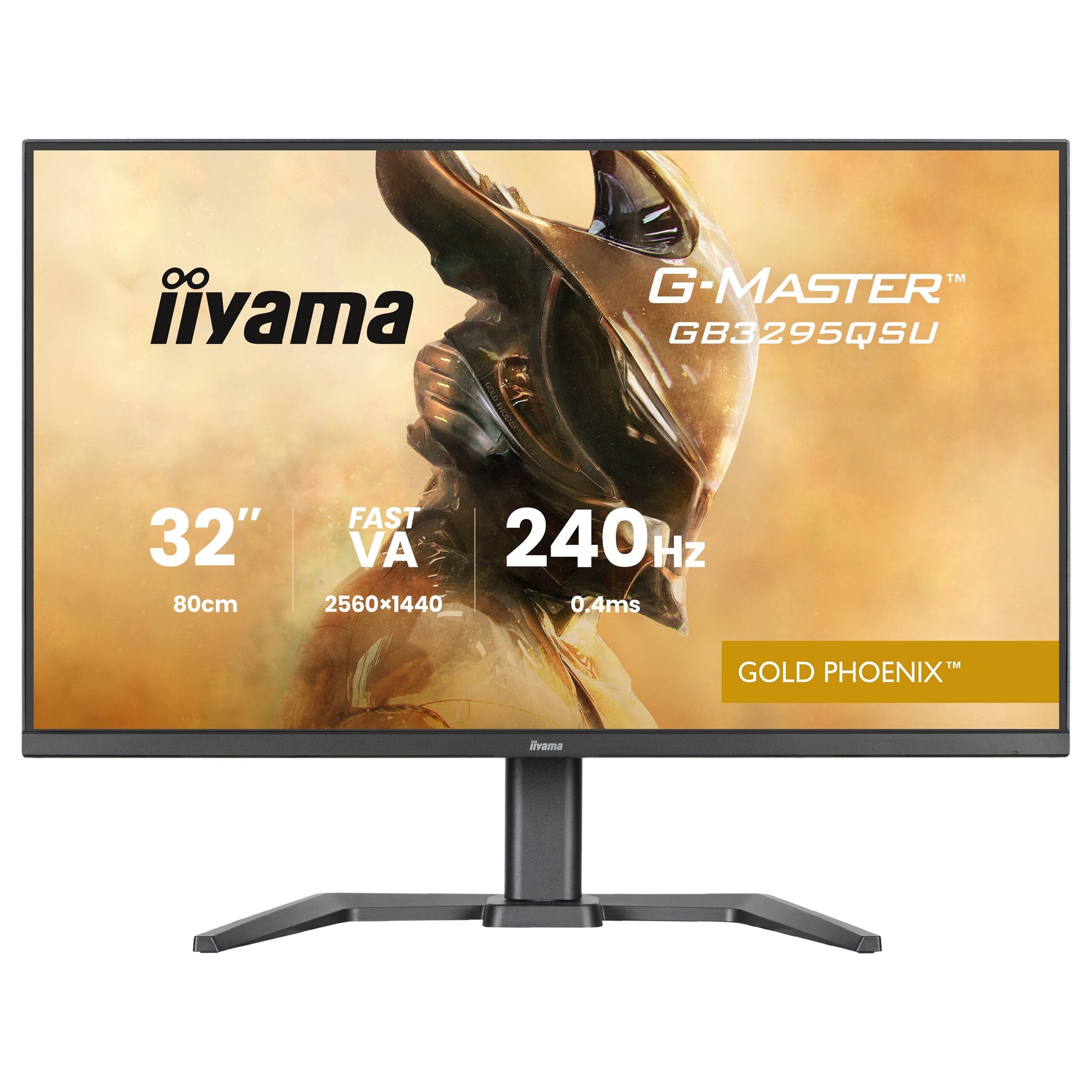 Monitor Gaming iiyama G-MASTER GB3295QSU-B1 / 31.5"/ Quad HD Fast VA / LED / 240 Hz / 0.4 ms / HDMI+USB+DP+HDCP - Zezë