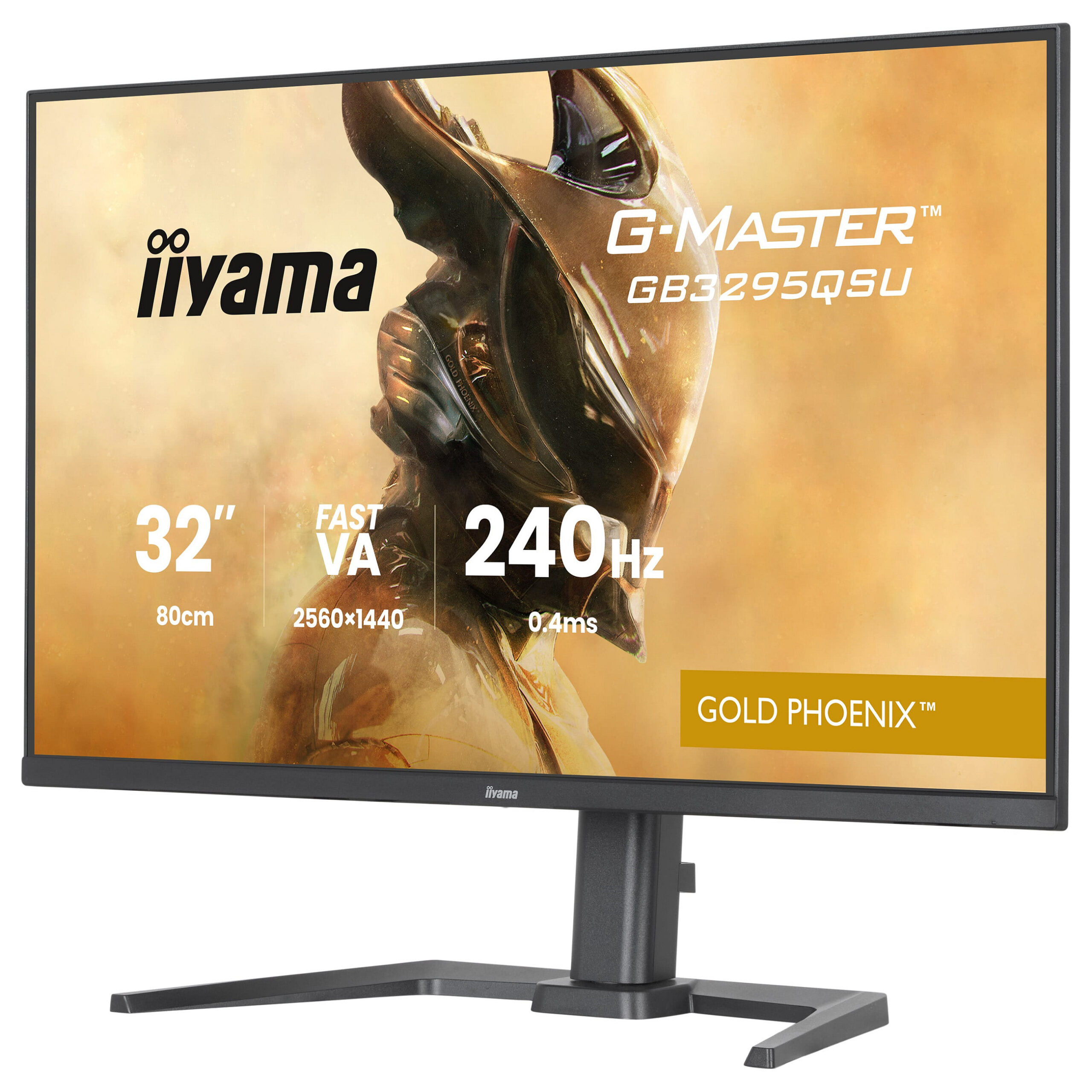 Monitor Gaming iiyama G-MASTER GB3295QSU-B1 / 31.5"/ Quad HD Fast VA / LED / 240 Hz / 0.4 ms / HDMI+USB+DP+HDCP - Zezë - Figura 2