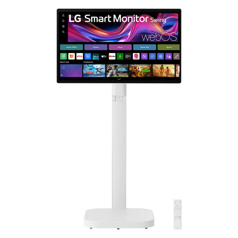 Monitor LG 32U889SA-W / 31.5" / 4K Ultra HD IPS LCD Touch / 60Hz / 5ms / USB-C+HDMI - Bardhë