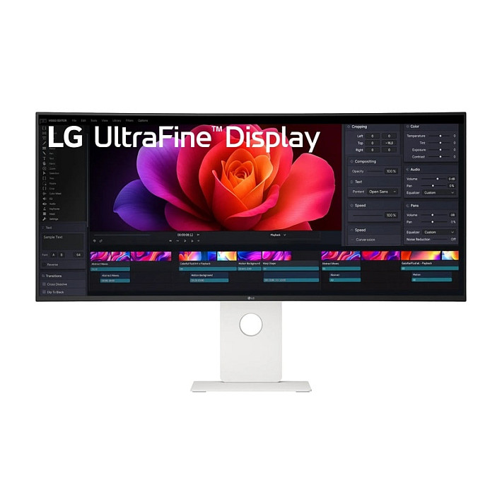 Monitor LG 40U990A-W / 40"/ WUHD Nano IPS / 120 Hz / 5 ms / Curved / HDMI+DP+HDCP - Bardhë