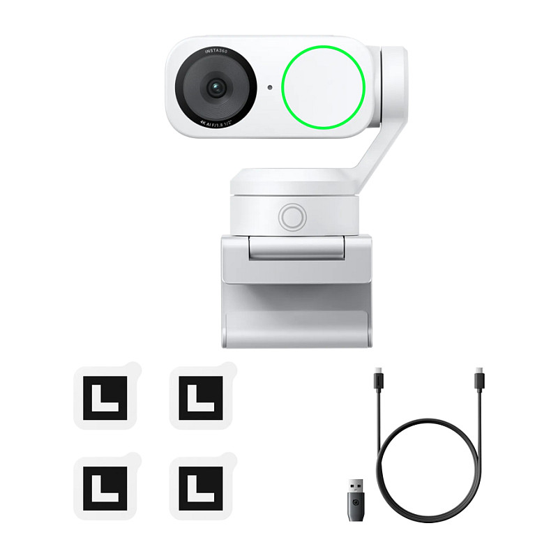 Webcam Insta360 Link2 / 4K Ultra HD – Bardhë - Figura 2