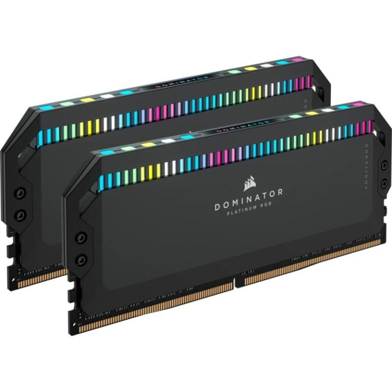 RAM DDR5  Corsair Dominator Platinum RGB Kit / 64GB (2×32GB) / 6000 MHz / CL30 / Retail
