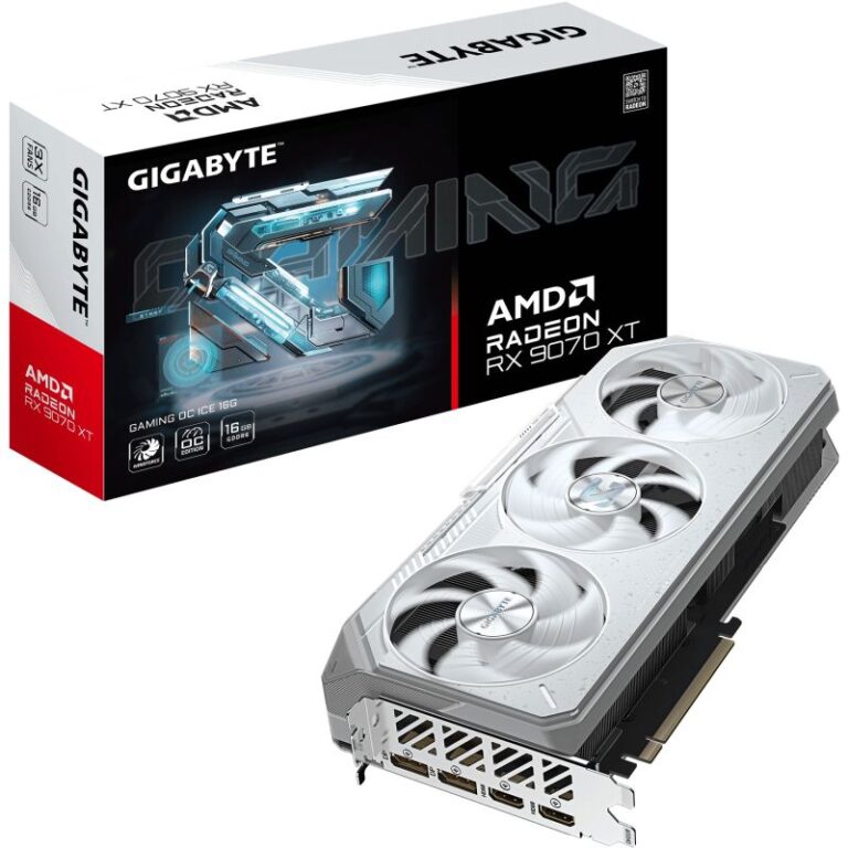 Kartelë Grafike AMD Radeon RX 9070 XT / 16GB GDDR6 / Gigabyte Gaming OC ICE