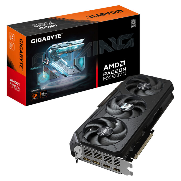 Kartelë Grafike Gigabyte RX 9070 16GB Gaming GDDR6 – Zezë