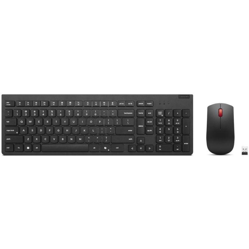 Combo (Tastierë & Maus) Lenovo Essential Wireless Keyboard/Mouse – Zezë