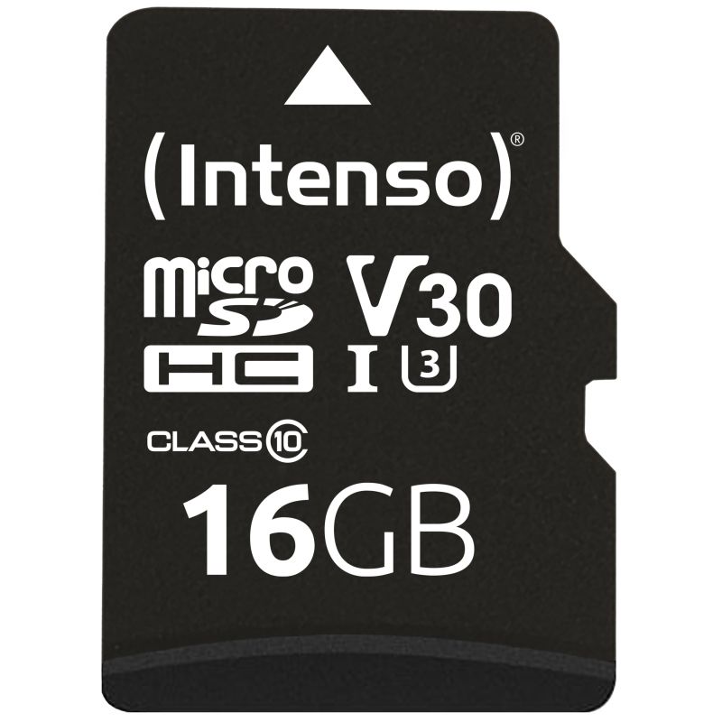 Kartë Memorie SD Intenso microSDHC Professional / 16GB