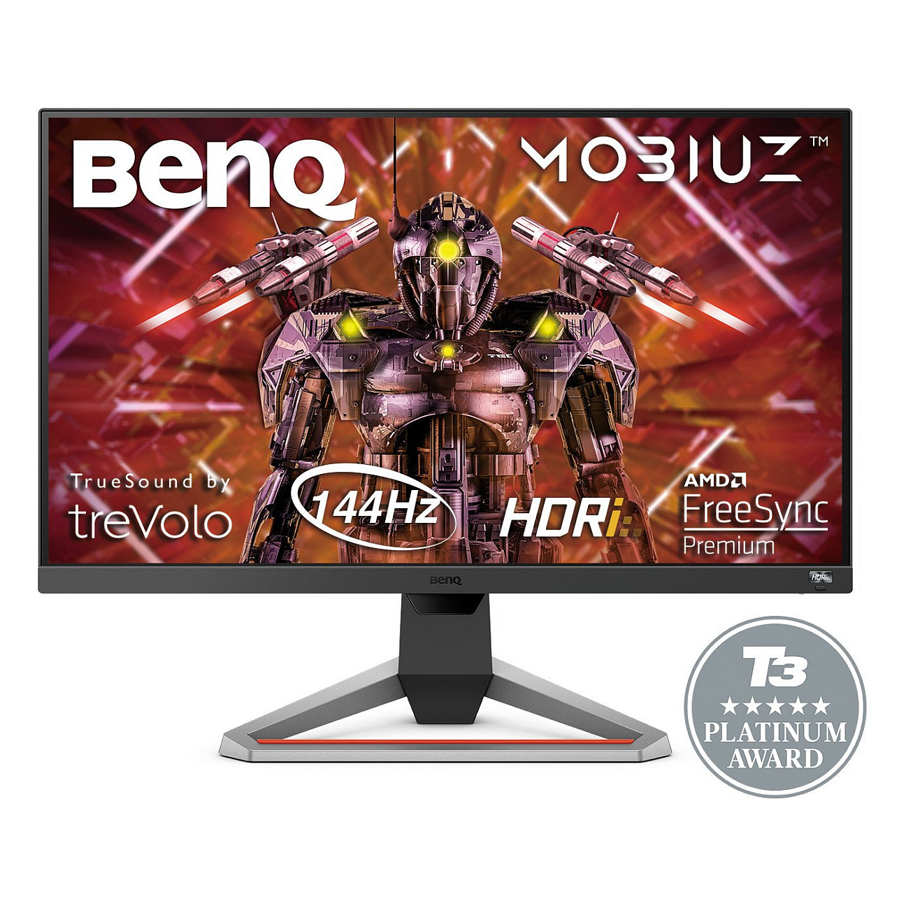 Monitor Gaming BenQ MOBIUZ EX2710U / 27"/ 4K Ultra HD IPS / LED / 144Hz / 1ms / USB-B + USB-C + HDMI + DisplayPort + HDCP - Zezë