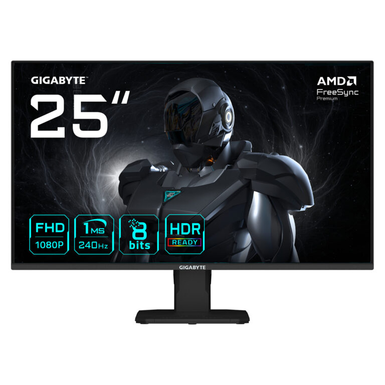 Monitor Gaming Gigabyte GS25F2A / 24.5"/ Full HD SS-IPS / LED / 240Hz / 1ms / HDMI + DisplayPort  - Zezë