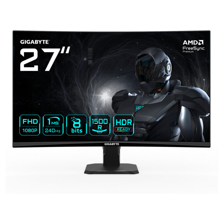 Monitor Gaming Gigabyte GS27FC2 / 27"/ Full HD VA / LED / Curved / 240Hz / 1ms / HDMI + DisplayPort - Zezë