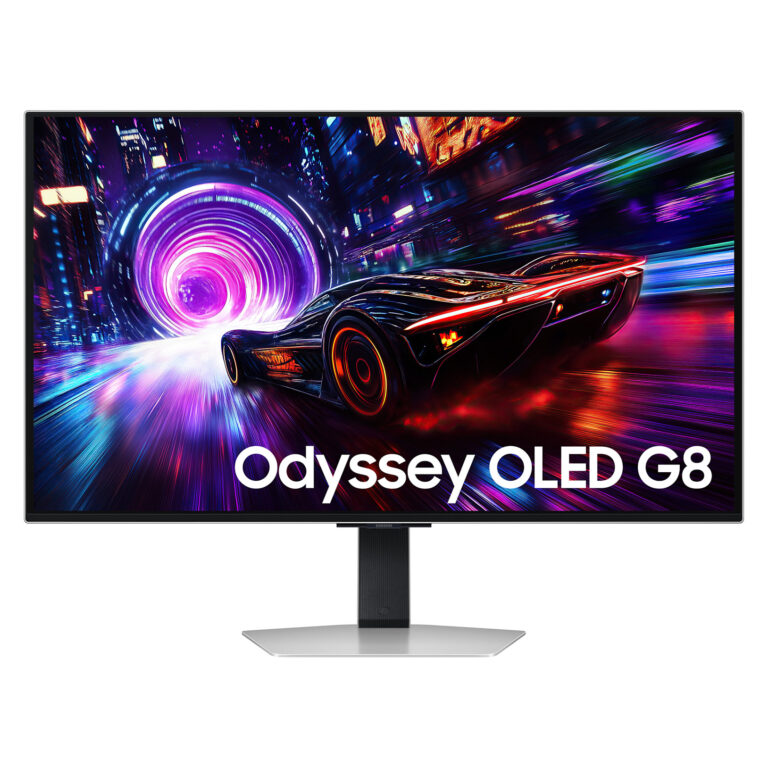 Monitor Gaming Samsung Odyssey G81SF (LS32FG814SUXEN) / 32"/ 4K Ultra HD / OLED / 240Hz / 0.03 ms / USB-B + HDMI + USB-A + DisplayPort - Argjend