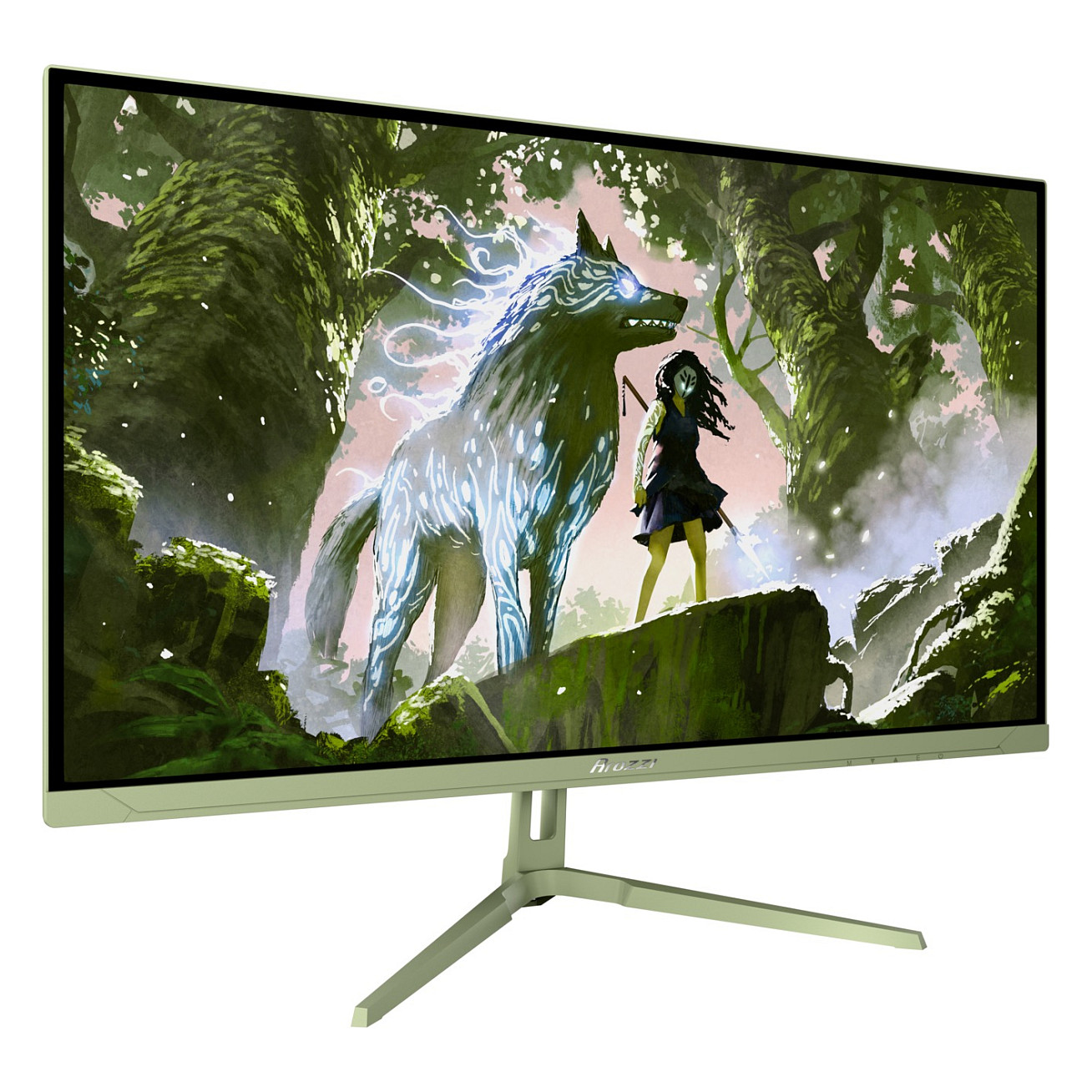 Monitor Gaming Arozzi TFT Nova / 27"/ Quad HD LED IPS / 180Hz / 1ms / HDMI+DP - Gjelbër - Figura 2