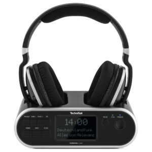 Kufje pa kabllo Stereo me Docking Station TSAT Stereoman 2 DAB+ – Zezë