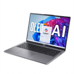 Laptop Acer Aspire 16 AI A16-61M-R473 / Ryzen AI 5 330 / 16GB LPDDR5 / 512GB / 16" WUXGA+ OLED / AMD Radeon 820M / Gri