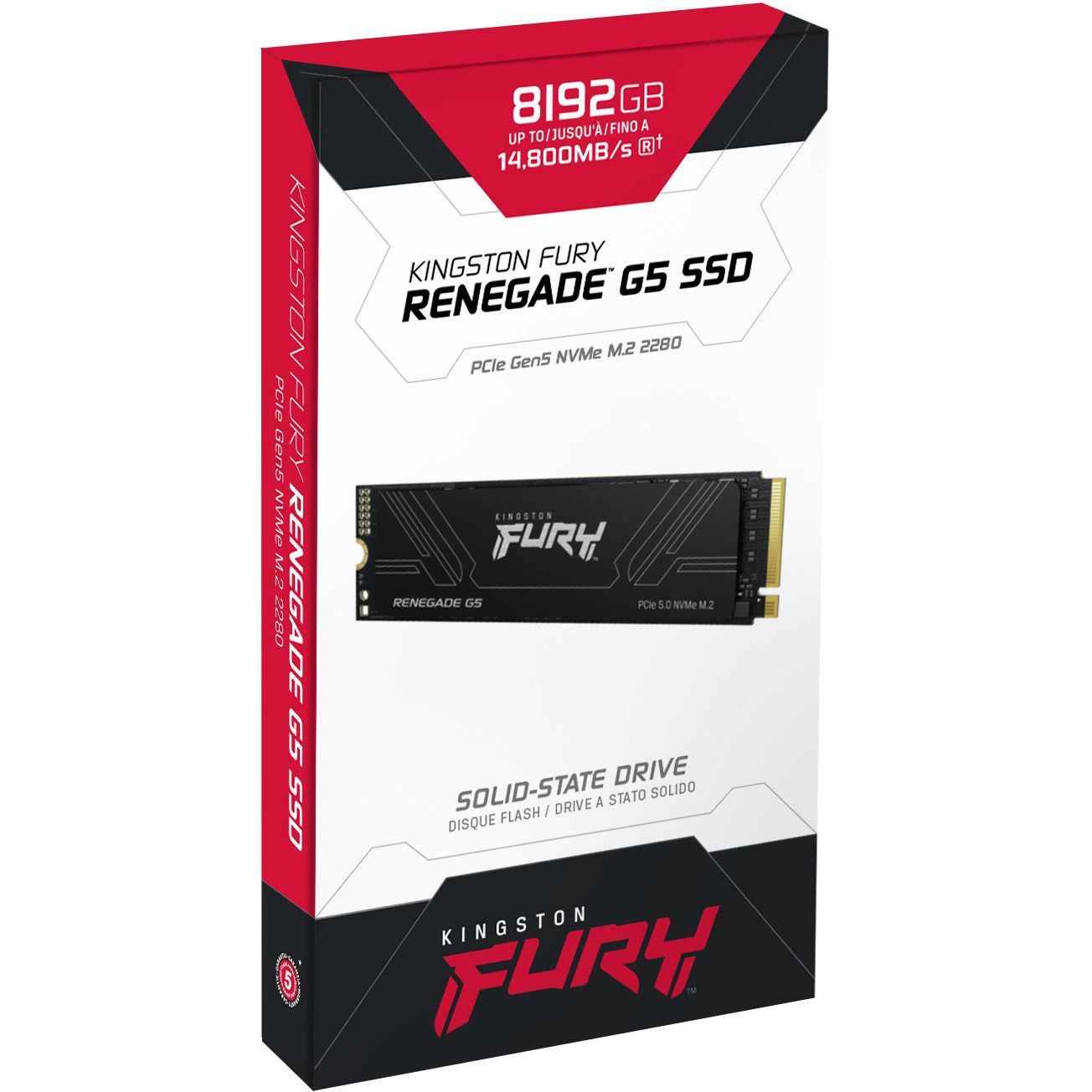 SSD e Brendshme M.2 / 8TB / Kingston FURY Renegade NVMe PCIe Gen5 x4 (2280) - Figura 3