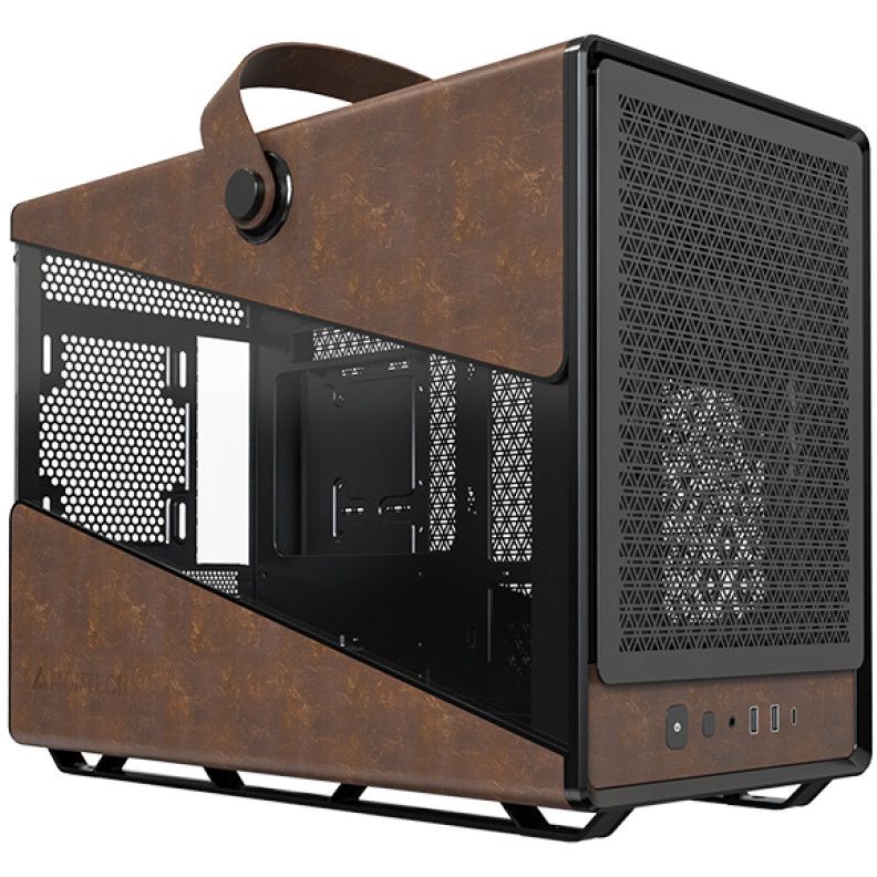 Kasë Midi Montech Heritage TG – Zezë/Kafe - Figura 2