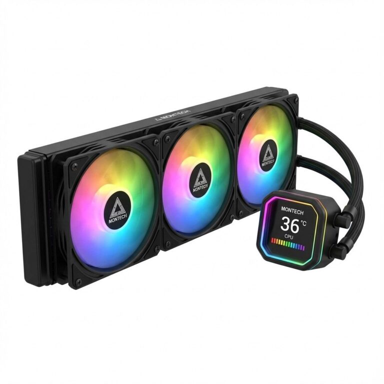 Ftohës për Procesor me Lëng K Montech HyperFlow Digital 360 - Zezë