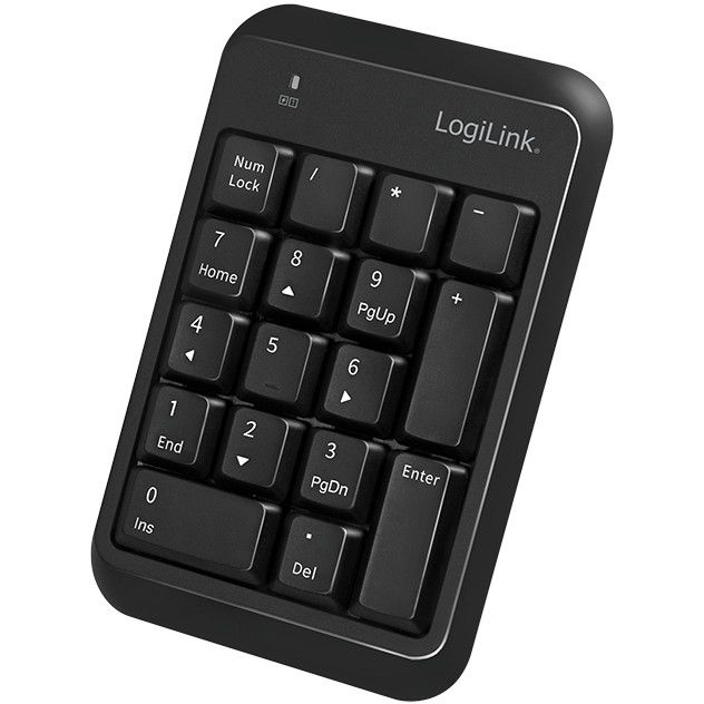 NumPad pa kabllo / LogiLink / Bluetooth V5.1 / 17 Taste - Zezë