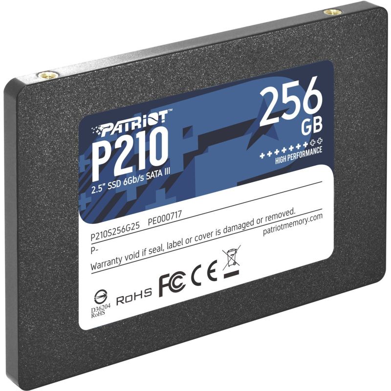 SSD të Brendshme Patriot P210 256GB / SATA III 6Gb/s / 2.5"- Zezë