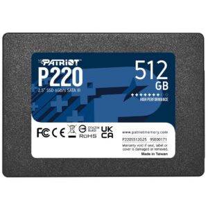 SSD e Brendshme 2.5″ / 512GB / Patriot P220 SATA III 6Gb/s