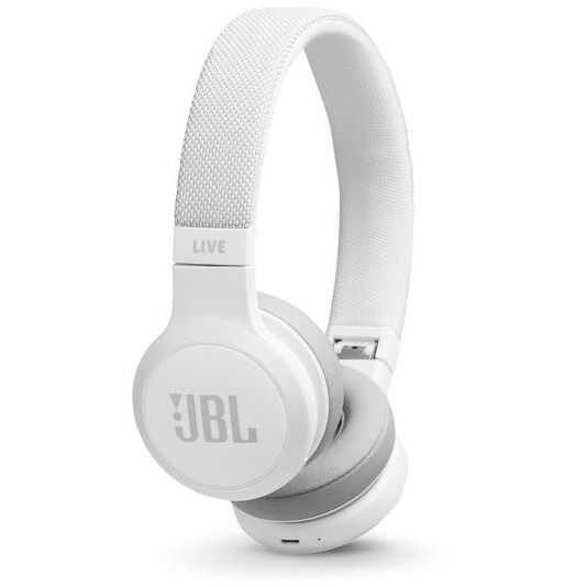 Kufje pa kabllo JBL Live 400BT Bluetooth On-Ear Headphones - Bardhë