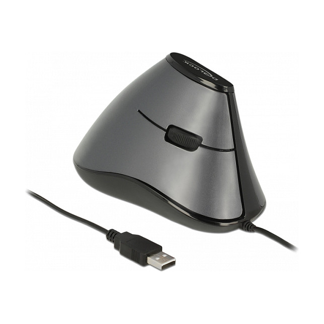 Maus pa kabllo Delock Ergonomic / Vertical / 5 buttons / 1.6m - Zezë