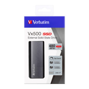 SSD e jashtme Verbatim VX500 480GB 2.5″ USB 3.1 – Argjendi 7