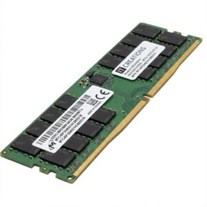 RAM Memorie Micron DDR5-4400 CL36 ECC DIMM / 64GB (1x64GB) / Low Profile – 287-Pin – Gjelbër