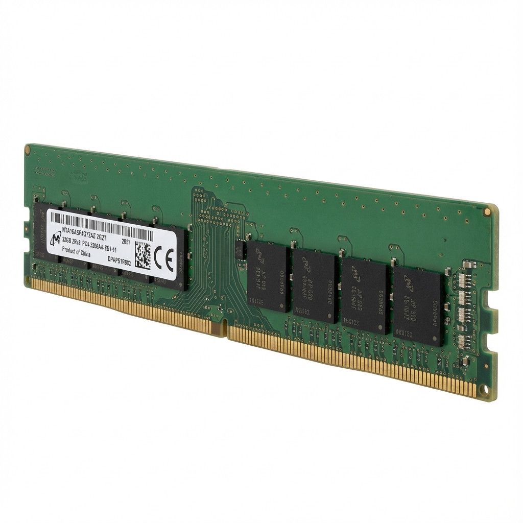 RAM Memorie Micron DDR4-3200 ECC UDIMM / 32GB (1x32GB) – MTA18ASF4G72AZ-3G2T
