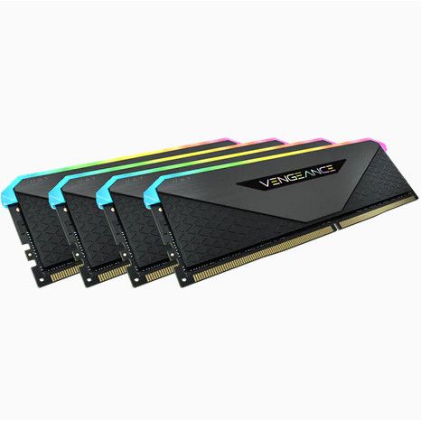 RAM Memorie DDR4 / Corsair / 32GB / 3600MT/s / CL18 / Vengeance RGB / Quad-Kit – Zezë
