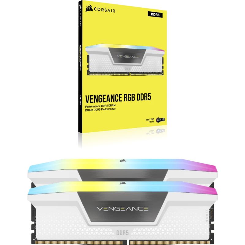 RAM Memorie DDR5 / Corsair / 32GB / 6000MT/s / CL36 / Vengeance RGB / Dual-Kit – Bardhë - Figura 4