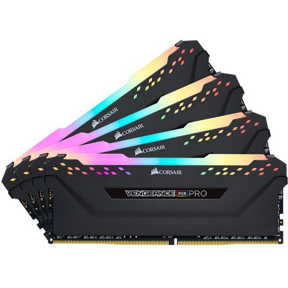 RAM Memorie DDR4 / Corsair / 32GB / 3600MT/s / CL18 / Vengeance RGB / Quad-Kit – Zezë