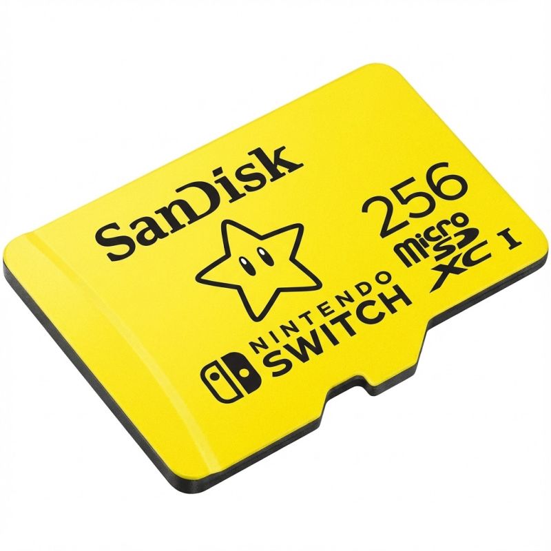 Kartë Memorie SD SanDisk Nintendo Switch microSDXC 256GB / 100MB/s Read / 90MB/s Write / A1 / UHS-I