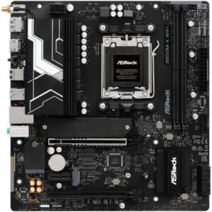 Pllakë Amë AMD ASRock B850M‑X WiFi R2.0 Motherboard (B850 / AM5 / mATX / DDR5 / HDMI / DisplayPort / (D))