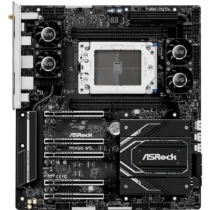 Pllakë Amë AMD ASRock TRX50 WS Motherboard (E‑ATX / sTR5 / DDR5)