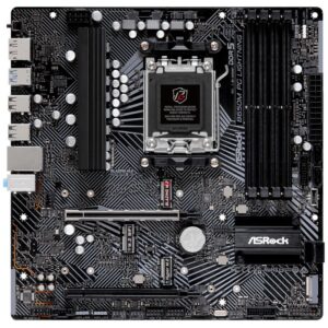 Pllakë Amë AMD ASRock B650M PG Lightning Motherboard (B650 / AM5 / mATX / DDR5 / HDMI / DisplayPort)