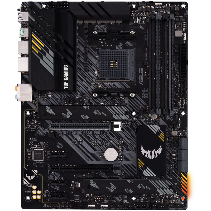 Pllakë Amë AMD ASUS TUF GAMING B550‑PRO Motherboard (AM4 / PCIe 4.0 / Dual M.2 / SATA 6Gbps / 2.5Gb Ethernet / HDMI / DisplayPort)