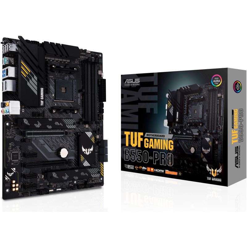 Pllakë Amë AMD ASUS TUF GAMING B550‑PRO Motherboard (AM4 / PCIe 4.0 / Dual M.2 / SATA 6Gbps / 2.5Gb Ethernet / HDMI / DisplayPort) - Figura 2