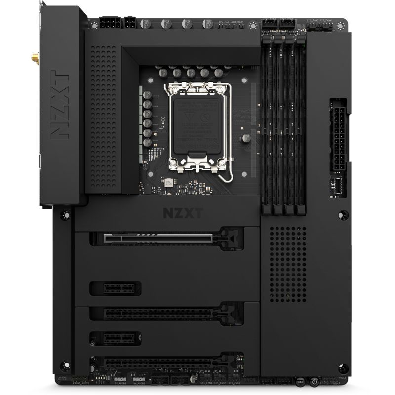 Pllakë Amë Intel NZXT N7 Z790 Matte Black Motherboard (Z790 / LGA1700 / ATX / DDR5 / HDMI / DisplayPort)