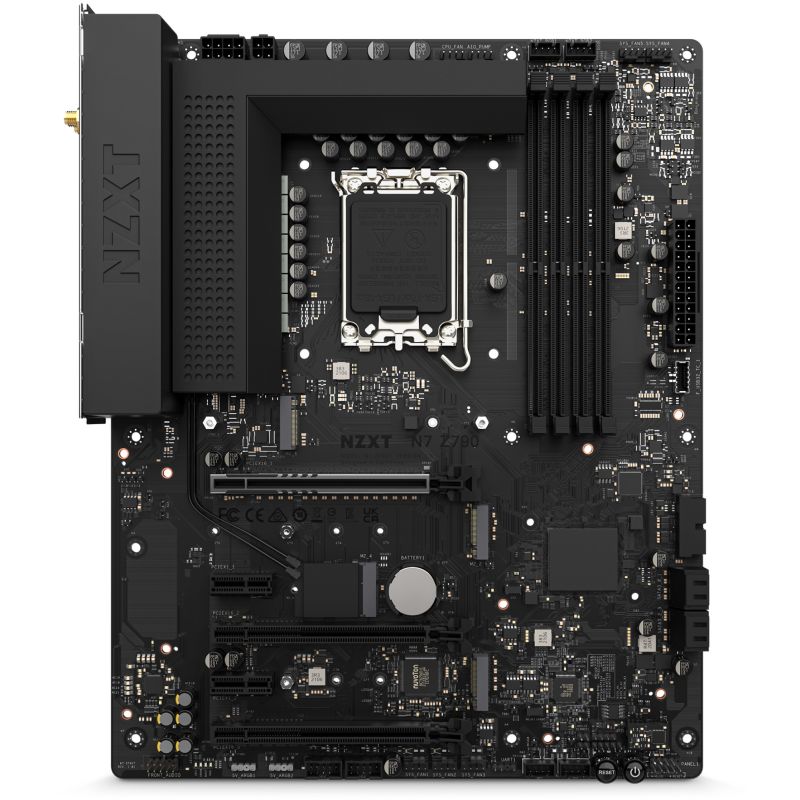 Pllakë Amë Intel NZXT N7 Z790 Matte Black Motherboard (Z790 / LGA1700 / ATX / DDR5 / HDMI / DisplayPort) - Figura 2