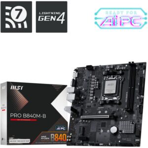 Pllakë Amë MSI / B840M / B Pro / AM5