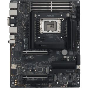 Pllakë Amë Intel ASUS Pro WS W880‑ACE SE Motherboard (W880 / LGA1700 / ATX / DDR5 / USB4 / USB 3.2 Gen2x2 / USB 3.2 Gen2 / USB 3.2 Gen1 / HDMI / DisplayPort)