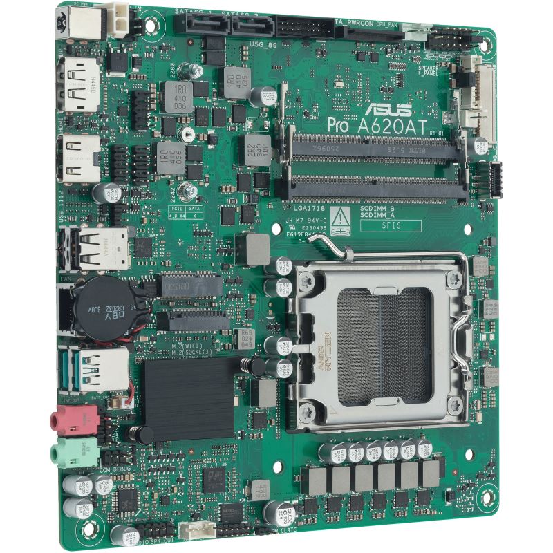 Pllakë Amë Intel ASUS PRO A620AT‑CSM Motherboard (A620 / AM5 / ATX / DDR5 / HDMI / DisplayPort / CSM) - Figura 2