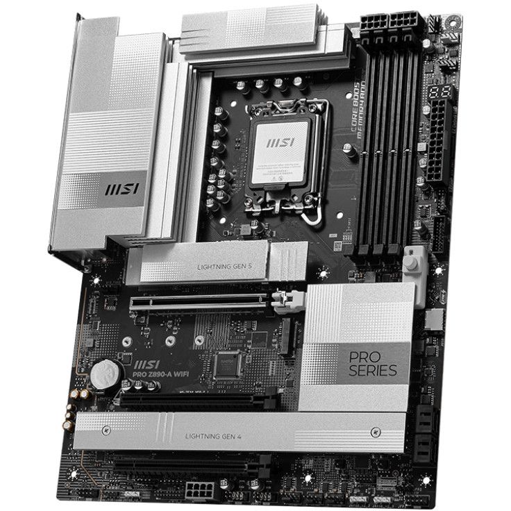 Pllakë Amë Intel MSI PRO Z890‑A WIFI Motherboard (Z890 / LGA1851 / ATX / DDR5 / WiFi / HDMI / DisplayPort) - Figura 2