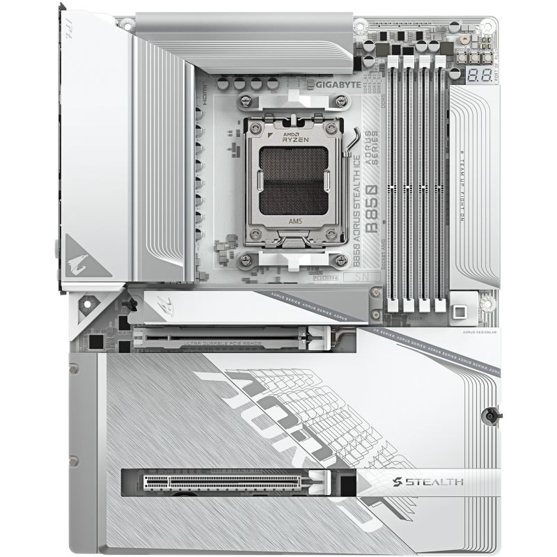 Pllakë Amë Gigabyte / GA-B850 / A STEALTH ICE / AM5 / D - Figura 5