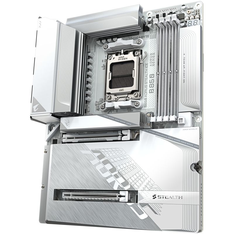 Pllakë Amë Gigabyte / GA-B850 / A STEALTH ICE / AM5 / D - Figura 2
